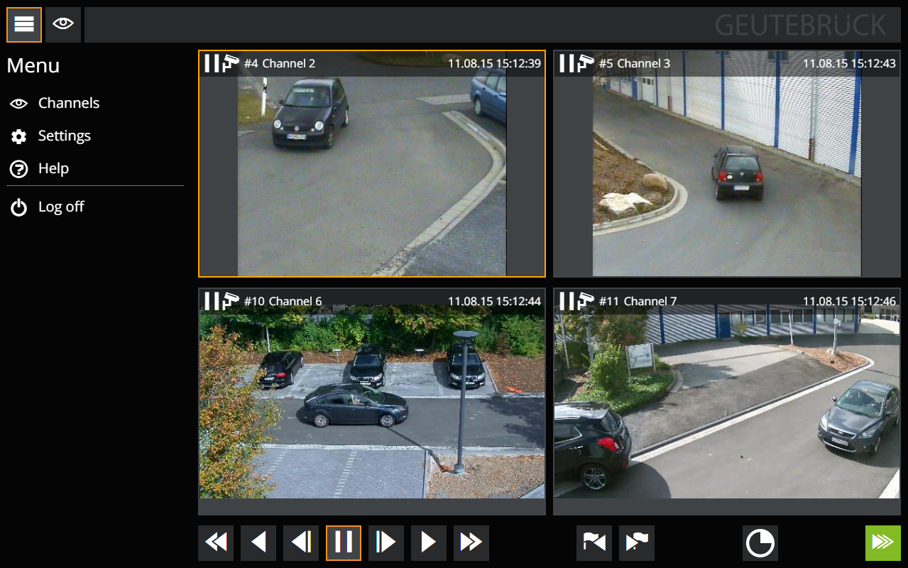 View of Operation and Settings